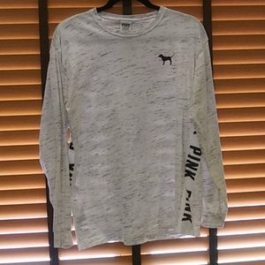 Pink brand long sleeve shirt heathered